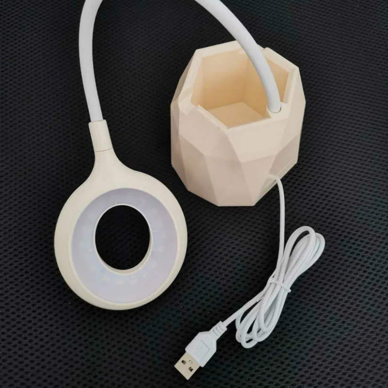 Креативный USB Настольный светильник современный в студенческом общежитии для