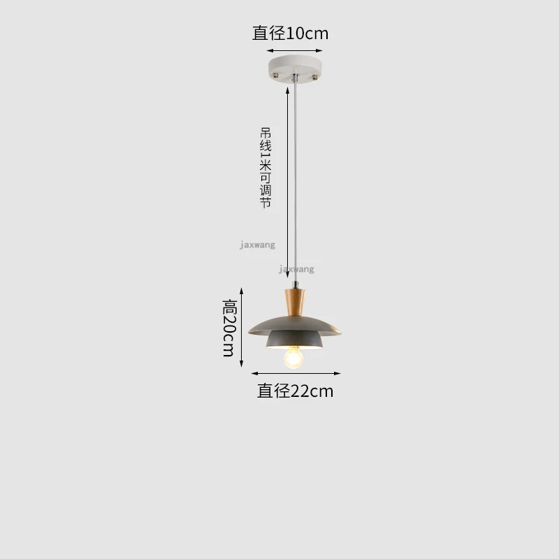 Скандинавский домашний Декор светодиодный подвесной светильник s Macaron современный простой подвесной потолочный светильник для спальни Блестящий подвесной светильник - Цвет корпуса: B gray