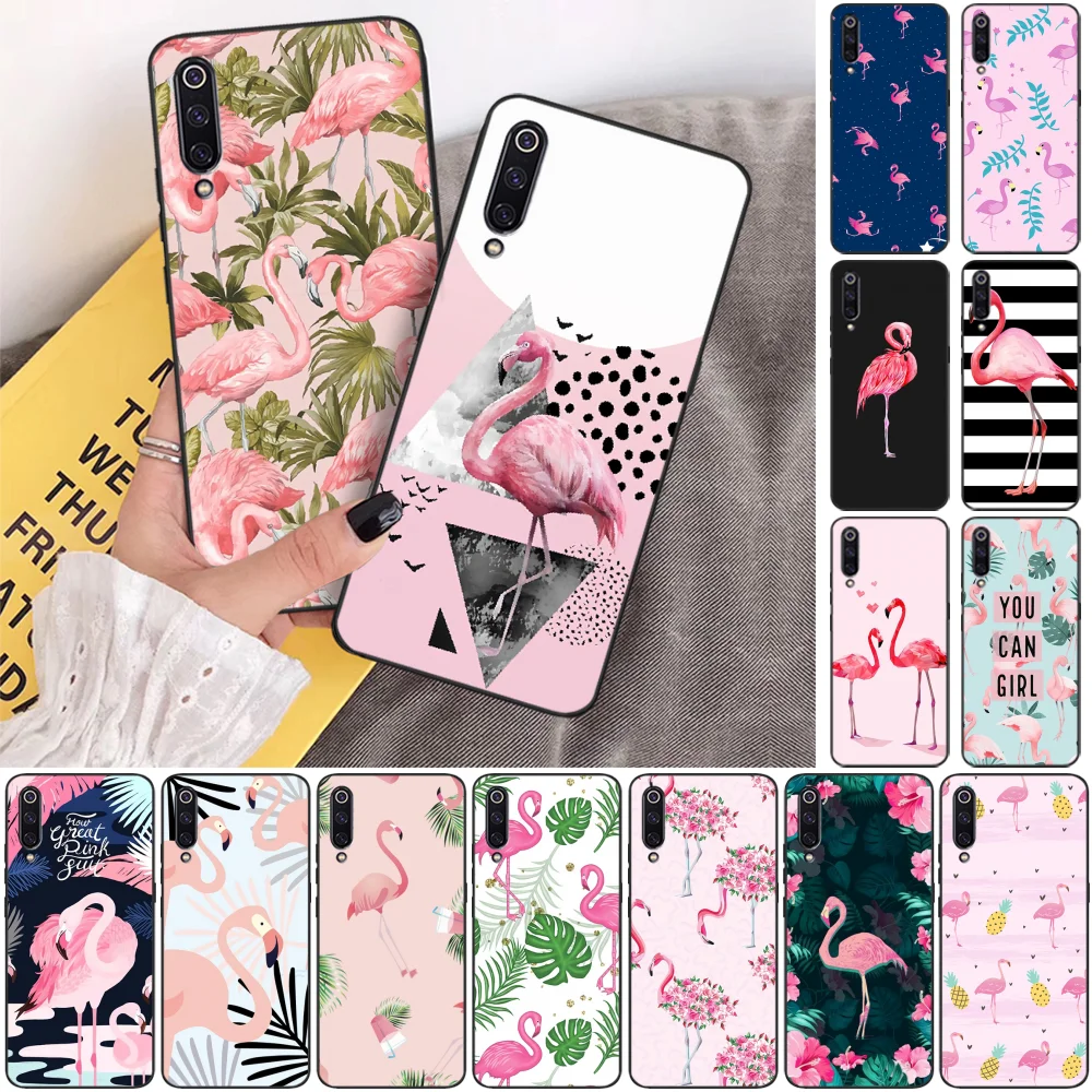 Телефонные чехлы Etui для Xiaomi Redmi 6A Note 9 8 Pro 7 10 Lite Ultra Case 9t Kawaii Bird Be A Pink Red Flamingo |