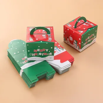 

24pcs Christmas Gift Boxes Christmas Favor Box Candy Box Party Supplies Cookie Box
