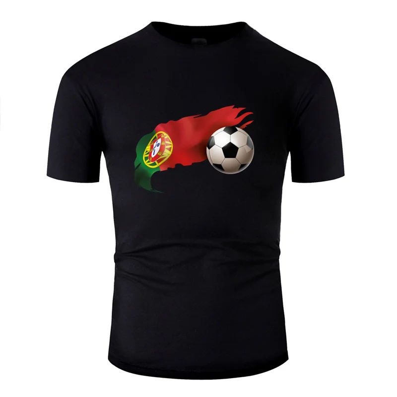 

Sunlight Portugal Soccer Tshirt For Men Cotton Men's Tshirts Fitness Short Sleeve