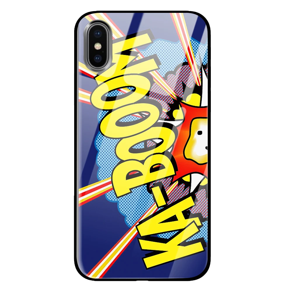 Радужный rerto pop для iPhone 5 5S 6 6s 7 8 Plus X XS XR 11 Pro макс. закаленное стекло чехлы - Цвет: 9