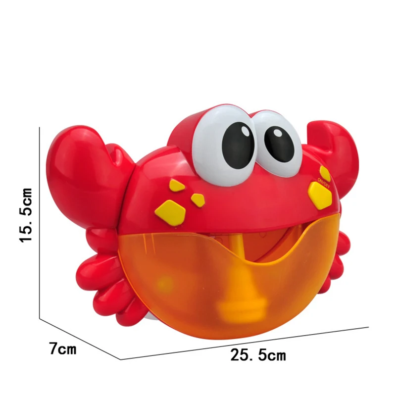 Children Bath Toys Bubble Crabs Frog Foaming Machine Music Bathroom Shower Pool Bathtub Soap Swimming Kid