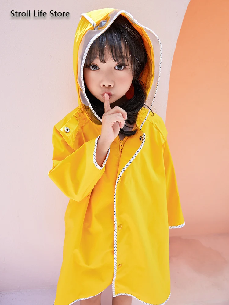 baby girl yellow raincoat