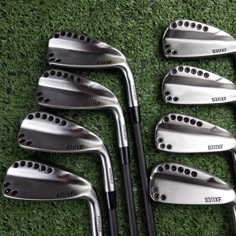 Новое прибытие ограниченная Honma головные уборы гольф-клубов 11xf Серебряный клуб 3-9 Вт 8 штук и вал с крышкой стержня