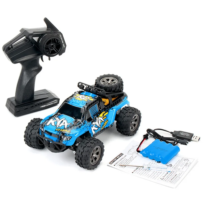 4WD 1/18 2,4G внедорожник RC автомобиль игрушки высокая производительность противоскользящая шина 18 км/ч Высокоскоростной игрушечный автомобиль 2,4 ГГц беспроводной пульт дистанционного управления автомобиль