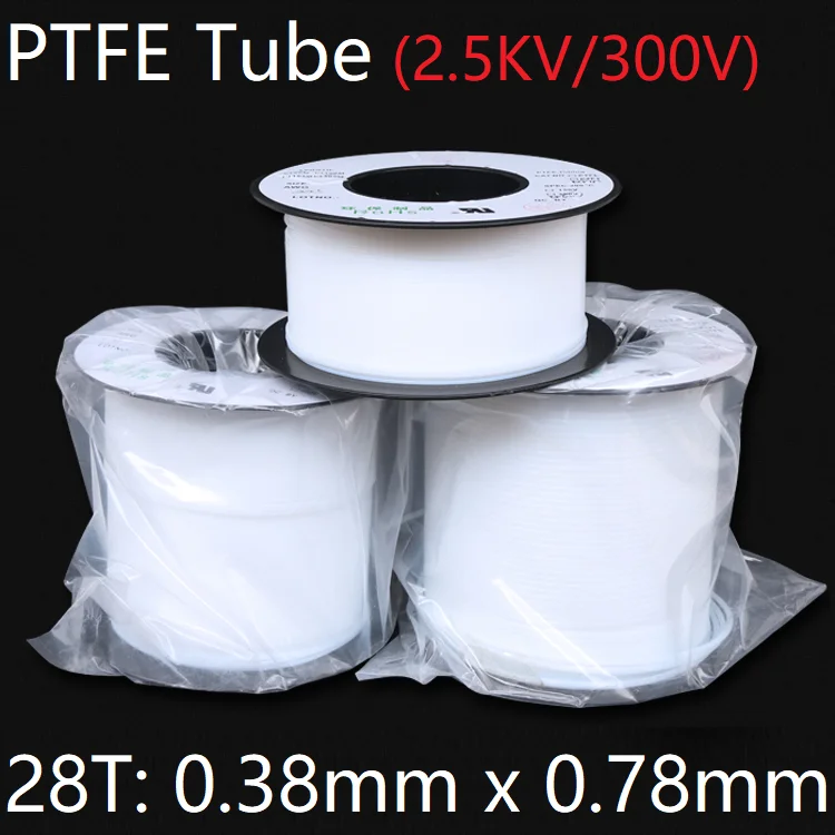 28T 0 38 мм x 78 PTFE трубка F46 изолированный капиллярный теплозащитный шланг для