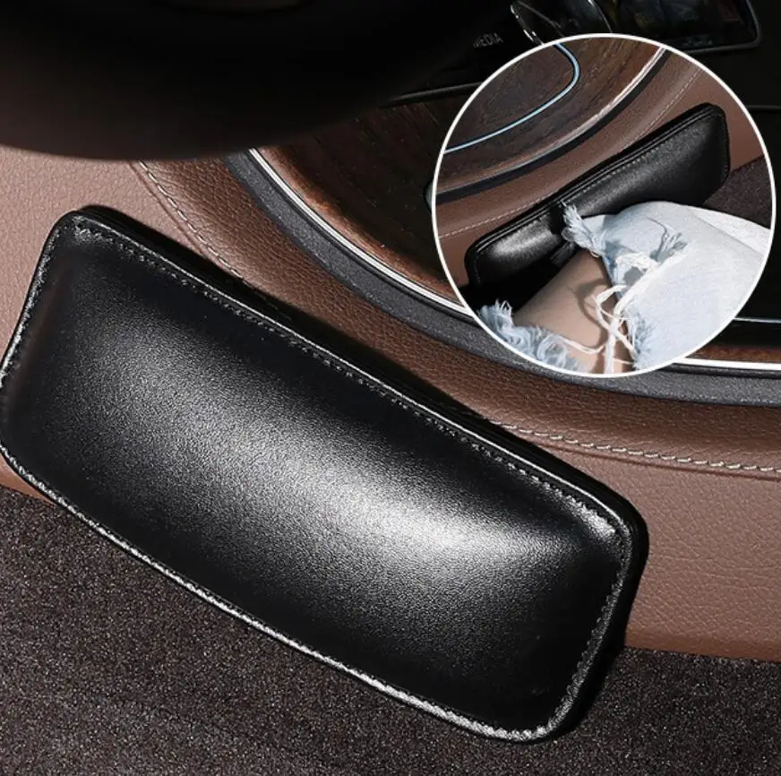 Universal Leather Knee Pad for Car Interior Pillow For Kia Rio K2 3 Ceed Sportage Sorento Cerato Armrest Soul Picanto Optima K3 |