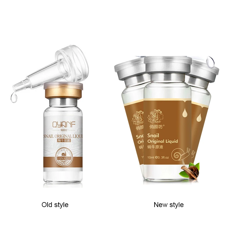 QYF бренд Snail Essence Сыворотка для лица жидкая Отбеливающая увлажняющая удаляющая красная кровяная сужающая поры антивозрастной крем уход за кожей 70