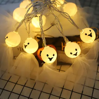 

Holiday Decoration Lights Cloth Ghost String Lights Halloween String Lights Ghost Festival LED String Lights