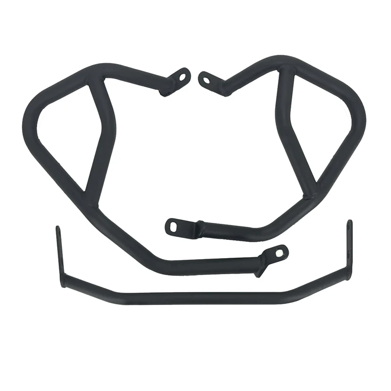 New-F850-Motorbike-moto-Engine-Guard-Crash-Bar-Frame-Protector-Upper-Lower-Full-set-black-Silver