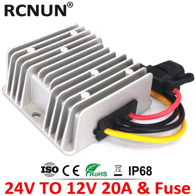 24V to 12V 20A Fuse