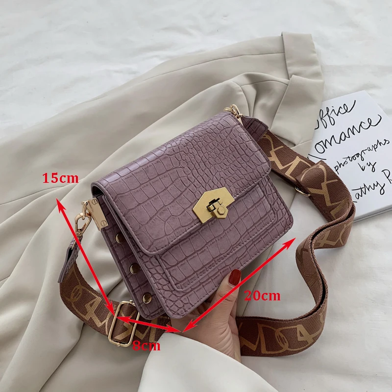 Новинка 2020 мини сумки женская мода ins ultra fire ретро широкий плечевой ремень