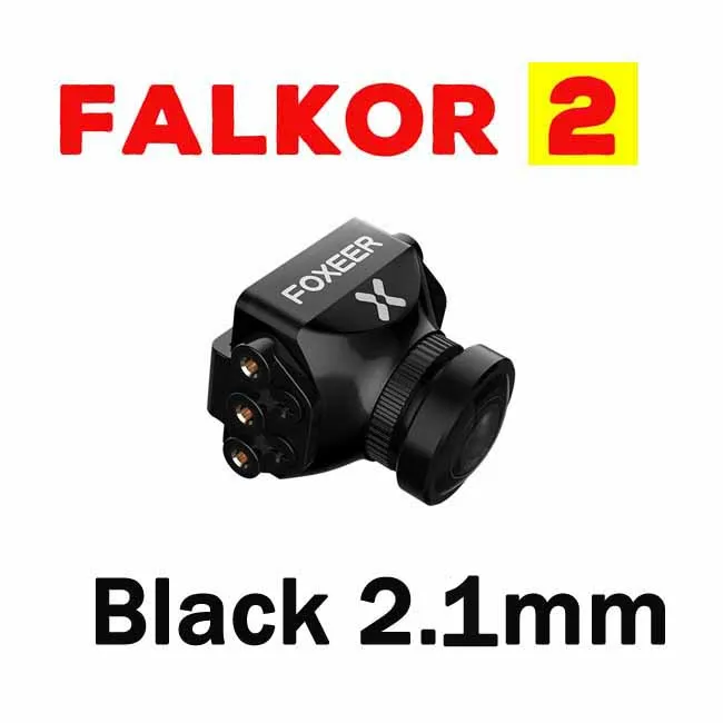 Foxeer Falkor V2 1200TVL мини/полноразмерная камера 16:9/4:3 PAL/NTSC переключаемый GWDR с кронштейном FPV камера поддержка фиксатор крыло - Цвет: Black 2.1mm