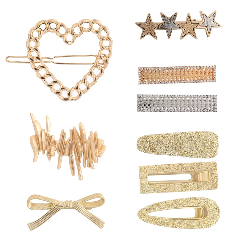 Заколки для волос Find Me геометрические женские сплав прямоугольные украшения в