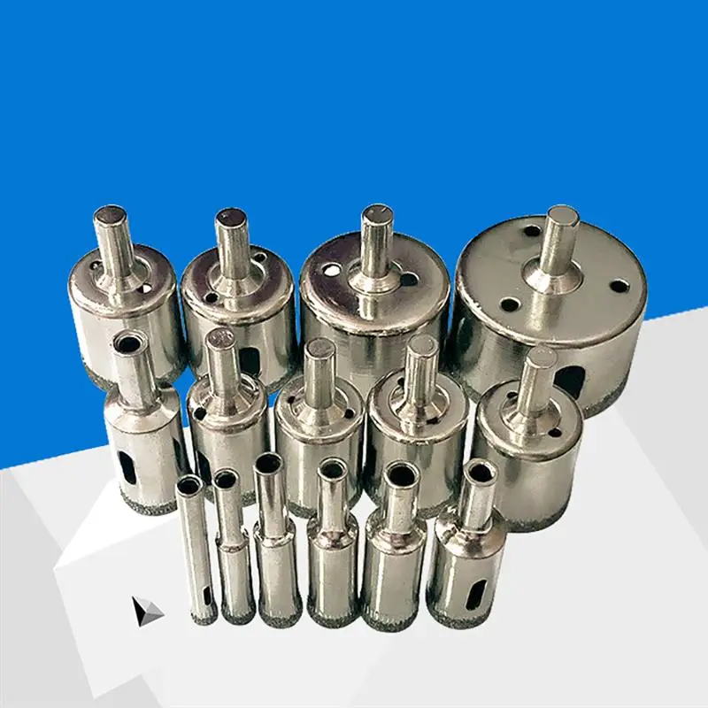 

15pcs Diamond Drill Bits Glass Tile Hollow Core Extractor Remover Tools Hole Saws For Glass Ceramics Porcelain Granite