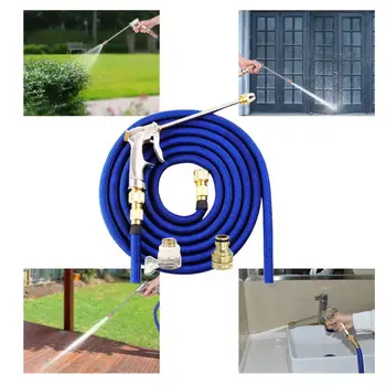 

Garden Water Hose Lightweight Wearable Park Watering Gun 3 Times Expandable Flexible High Pressure Wash for Home Garden Orchard