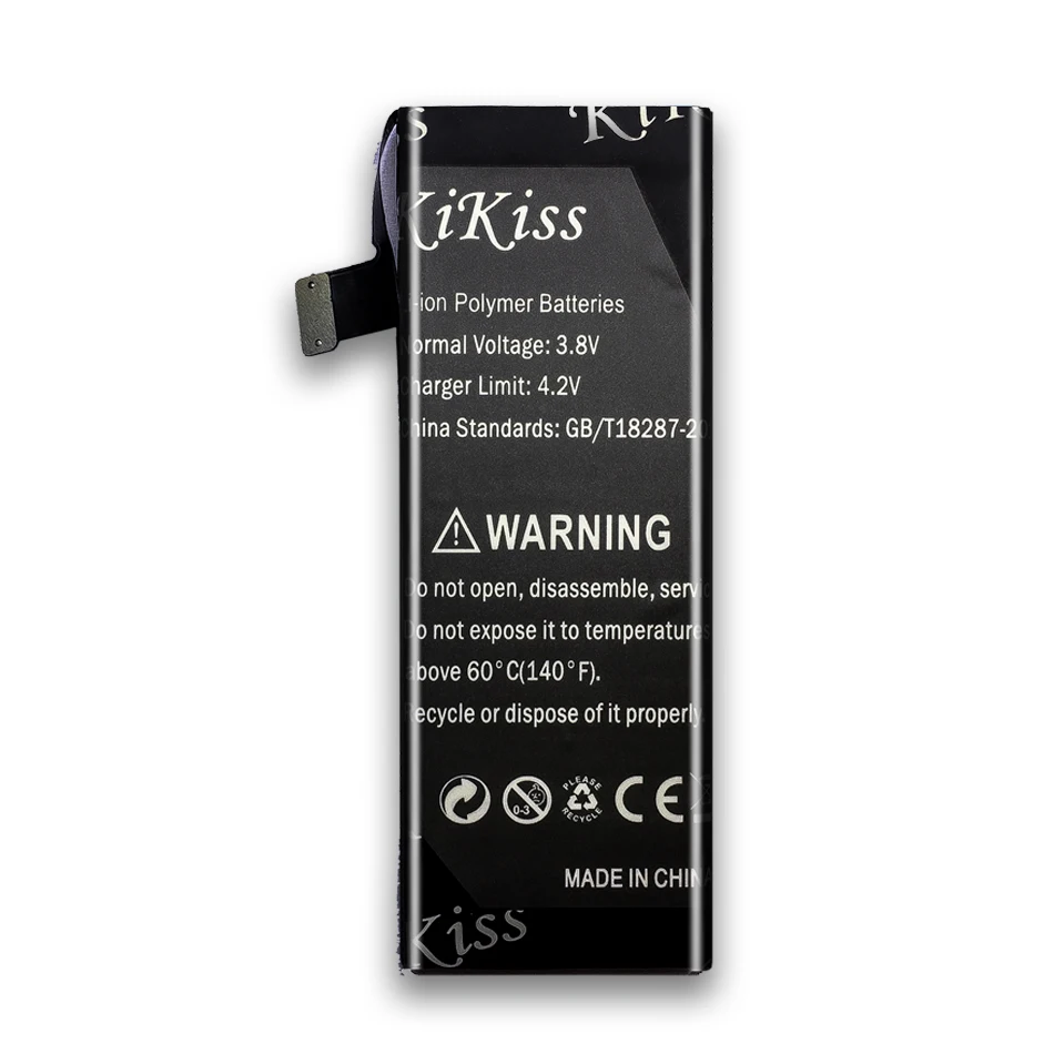 Бесплатный инструмент KiKiss батарея для iPhone 4/4S/5/5S/5C запасная батарея для мобильного телефона для Apple iPhone 4 4S 5 5S 5C батарея