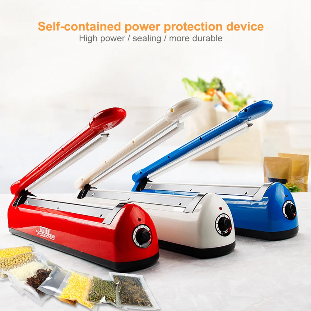 

JuneJour Heat Sealing Machine Impulse Sealer Seal Packing Element Plastic Bag US Shipping Household Vacuum Manual Sealer