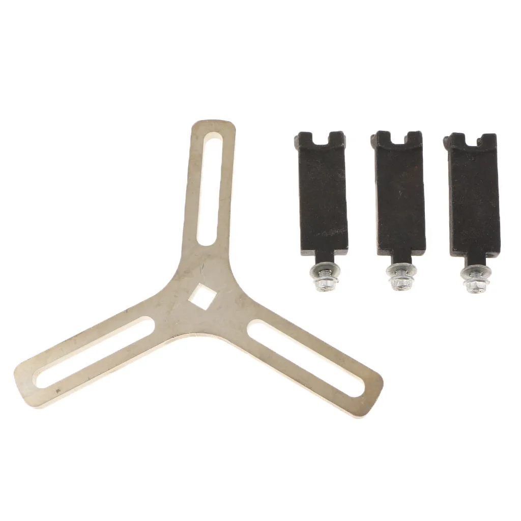  Professional Universal Adjustable Fuel Pump Dismounting Lid Tank Cover Remove Spanner Wrench 3Jaws