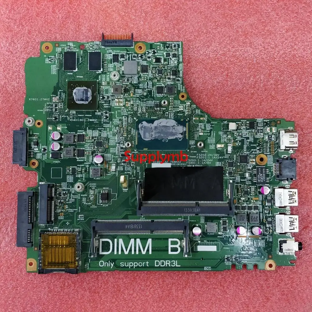 

CN-0VCT9N 0VCT9N 12314-1 PWB: VF0MH i3-4010U N14P-GV2-S-A1 GPU for Dell Inspiron 3437 5437 NoteBook PC Laptop Motherboard Tested