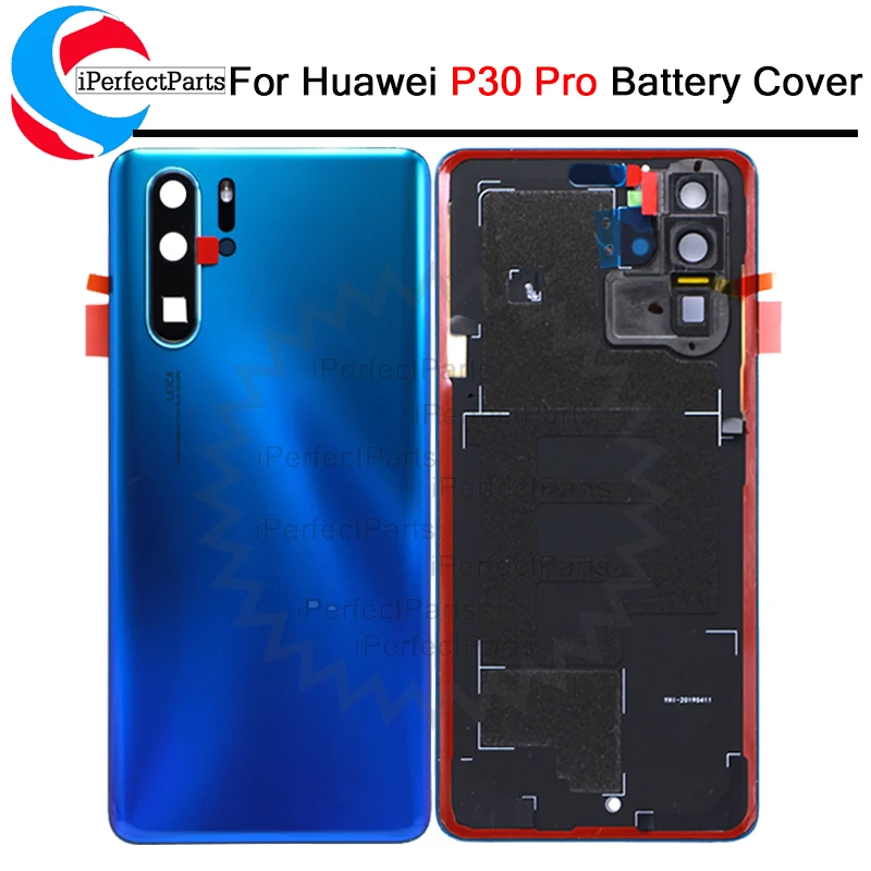 Задняя крышка корпуса для huawei P30 pro крышка батареи с объективом камеры Замена для huawei P30 pro Задняя крышка батареи