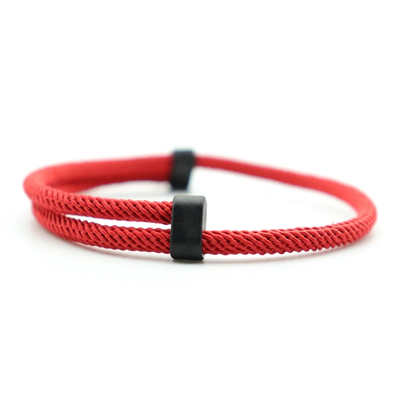 Einstellbare Seil Armband Männer Frauen Minimalistischen Freundschaft Braclet Glück Rot Gewinde Braslet Pulseras Geschenk Für Liebhaber Joias – Detail 10