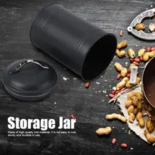 Железная банка для чайных листьев контейнер для хранения пищевых орехов с силиконовым кольцом для использования для хранения сыпучих продуктов банки для специй Сахар Чай Кофе