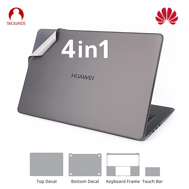 Наклейка Snowkids для Huawei Matebook D MateBook X MagicBook виниловый защитный чехол
