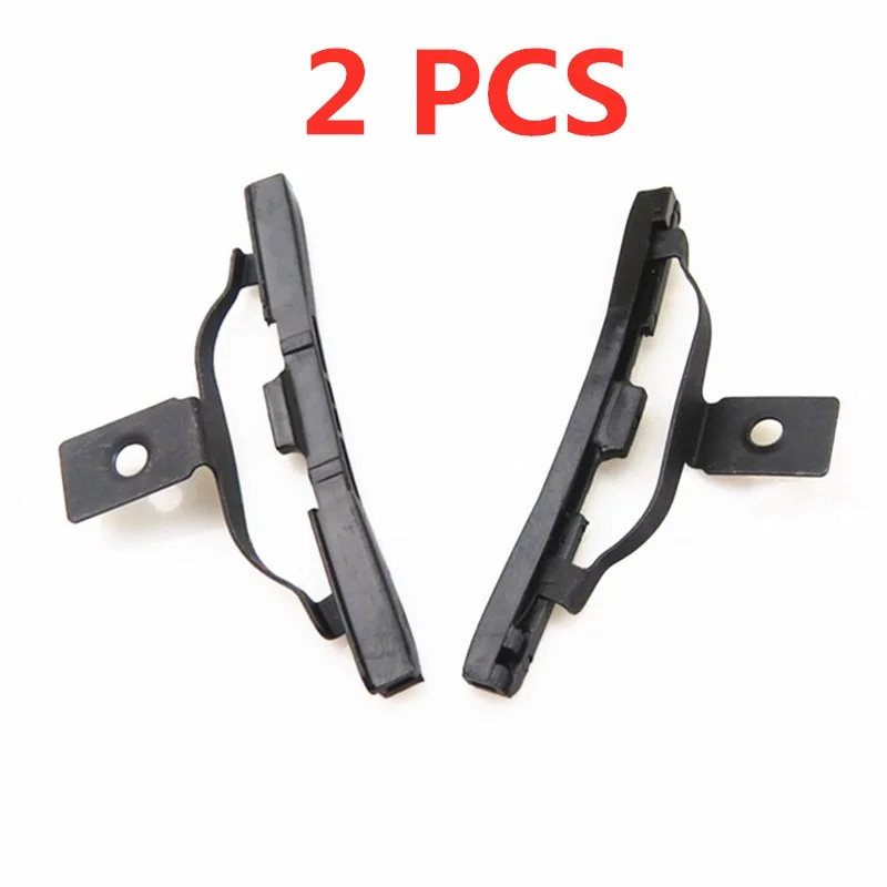 2XClip Автомобильный интерьерный тент, солнцезащитный козырек, клипса, панель-трансформер, направляющая клипса, крышка слайдера, Пряжка для Passat B5 B6 Golf 6 MK5 Rabbit R32 - Название цвета: 2XClip