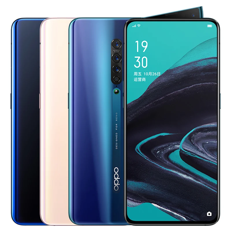 Oppo Reno 2 20x zoom мобильный телефон Snapdragon 730 6," 2400X1080 8 ГБ ОЗУ 128 Гб ПЗУ 5 камер VOCC 3,0 отпечаток пальца - Цвет: 8gb 128gb ocean blue
