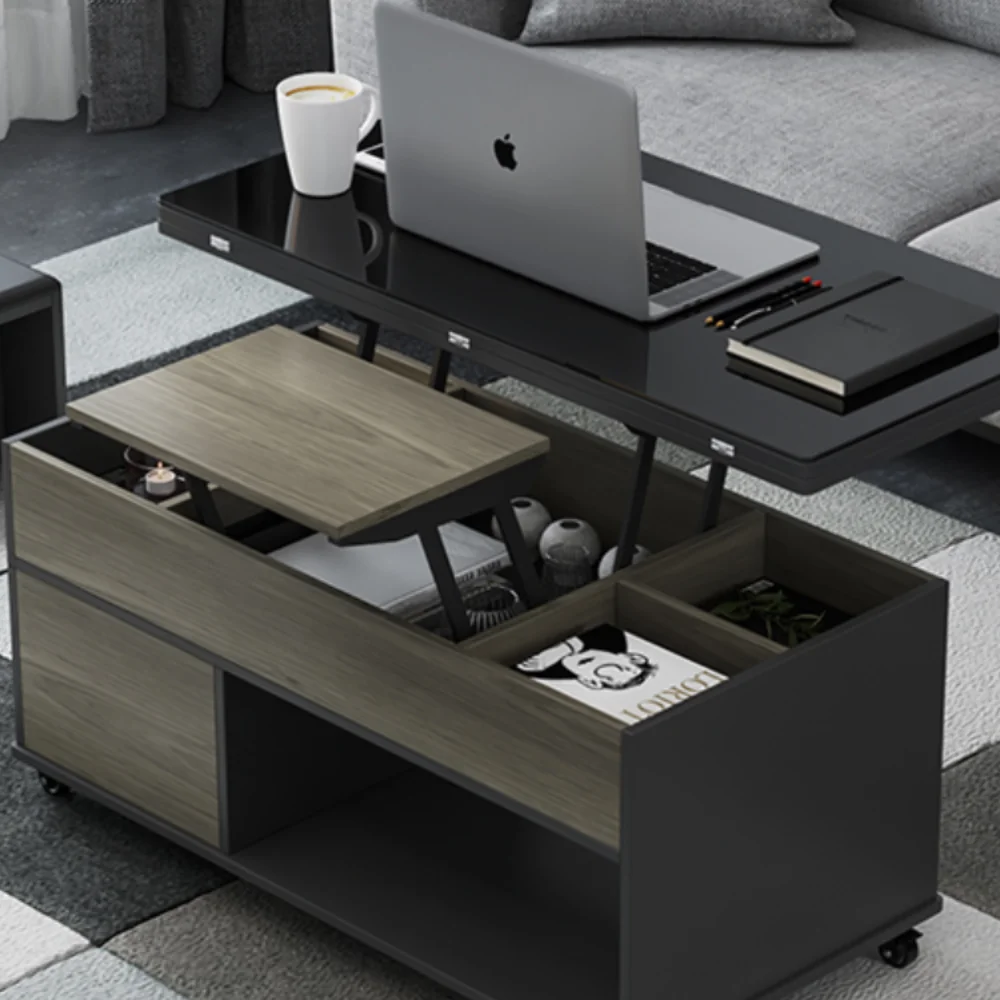 Movable Lifting Coffee Table Changing Dining Table Dualuse Integrated Small Apartment Household