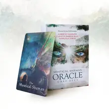 Мистический набор карт для ТАРО шамана, английская игра для Таро, настольная карточная игра, вечерние игральные карты, развлекательные Семейные игры