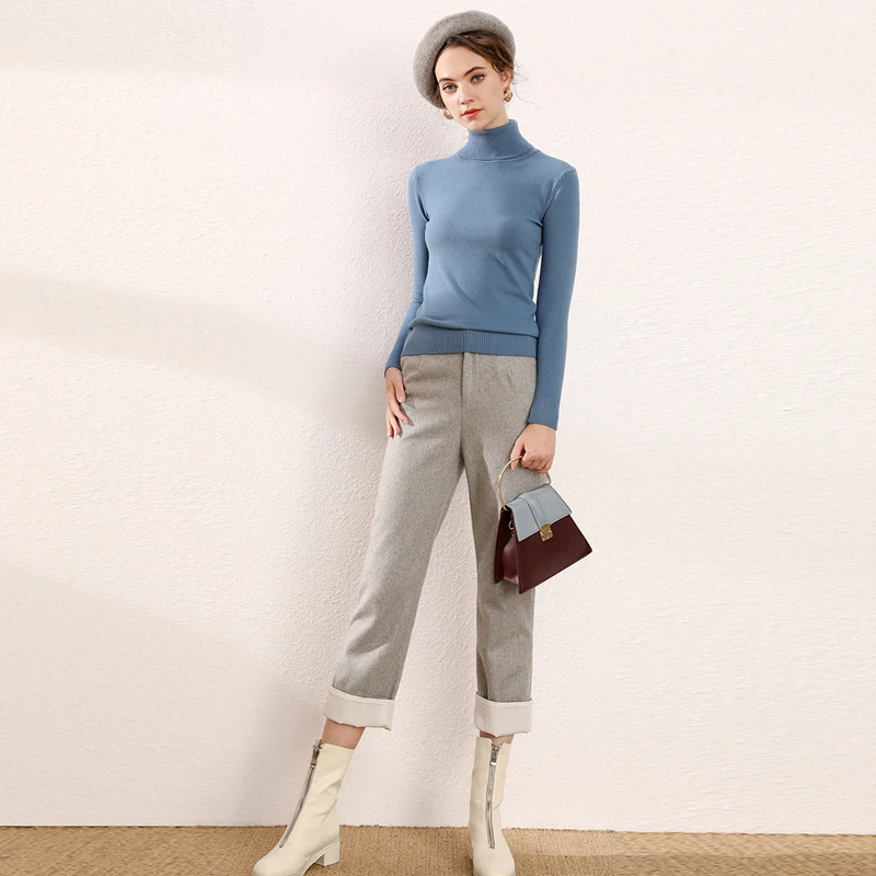 Skup 2019 jesień zima sweter kobiety golfy swetry pełna rękawy miękkie slim sexy ciepłe cashmere jumper newcoming odzież damska