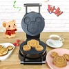 Commercial Electric 220V waffle maker machine cake oven Electric Baking Pan Double-sided Heating crepe maker cake Pancake maker 6