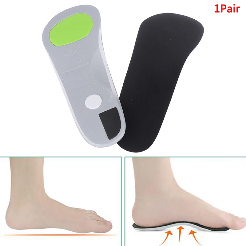 1Pair EVA Orthopedic Insoles Orthotics Flat Foot Health Sole Pad For Shoes Insert Arch Support Pad For Men Woman