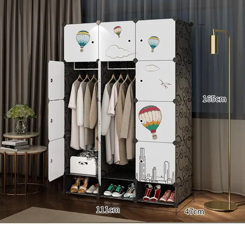 Armadio Mobile Per La Casa Szafa Armario Almacenamiento Range Chambre De Dormitorio мебель для спальни шкаф Mueble гардероб - Цвет: Version H