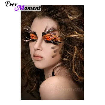 

Ever Moment Diamond Painting With Square Stones Fashion Beauty Handmade DIY Hobbies And Handicrafts Art Room Decoration 4Y956