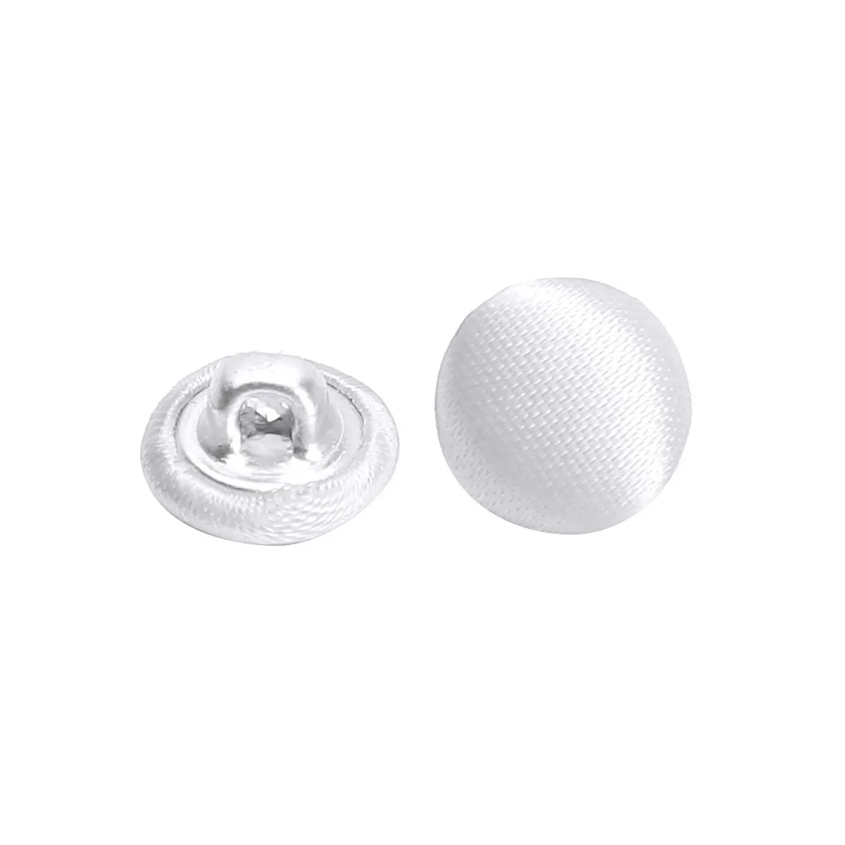 20Pcs Cloth Buttons Smooth Satin Covered Wedding Dress Back buckles Metal Shank Buttons for Tuxedo Suits Gowns Blouses Coats 3