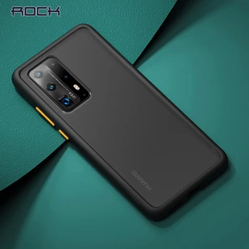 

ROCK For huawei p40 pro p40 case Matte Clear Phone shockproof protection soft + hard hybrid case for huawei p40 p 40 cover
