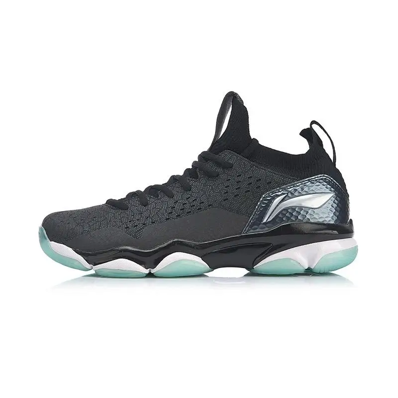AYZP001-4 Оригинальная профессиональная обувь для бадминтона Li-ning на шнуровке, противоскользящая дышащая пластиковая Мужская Спортивная обувь - Цвет: AYZP001-4