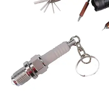 

Keychain LED with Light Spark Plug Metal Creative Style Aluminium Alloy Fashion White