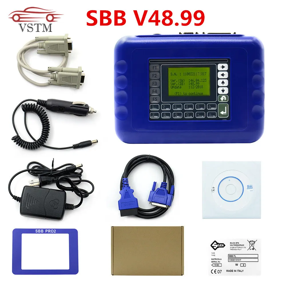 Новинка программатор ключей Sbb V48.88 V48.99 Pro2 Obdii транспондер для автомобильных Pro 2 48