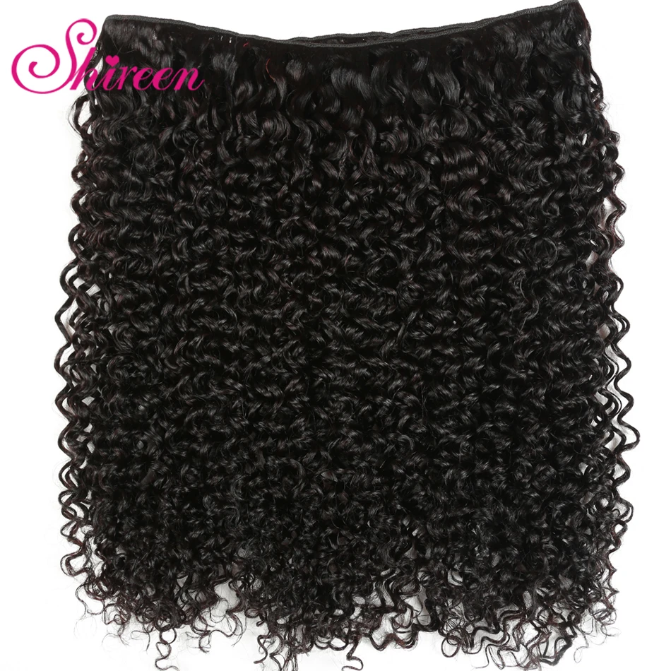 Продукты для волос Shireen, малазийские кудрявые волосы с закрытием, не Реми, волнистые волосы, 3 пряди, человеческие волосы, пряди на шнуровке