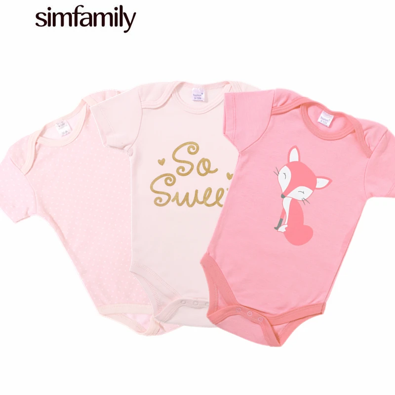 [Simfamily] 3 предмета, хлопок, комбинезоны для новорожденных 0-12 месяцев, одежда для маленьких девочек, комбинезон для маленьких мальчиков и девочек, одежда, Roupa de bebe - Цвет: set13