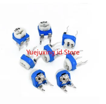 

100 Pieces 10 Specification RM065 Blue And White Adjustable Resistance 6MM Box Classification Box Set SUNLEPHANT