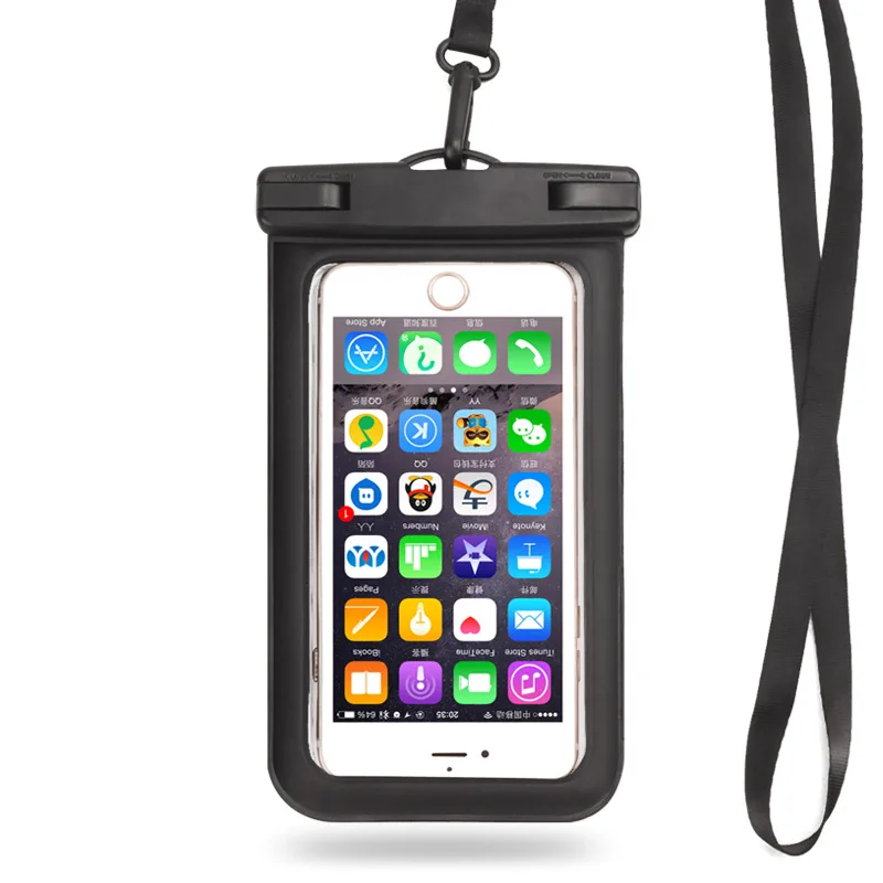 Waterproof PVC Bag Diving Mobile Phone Bag for IPhone Outdoor Mobile Phone Case for Samsung Millet HTC Huawei