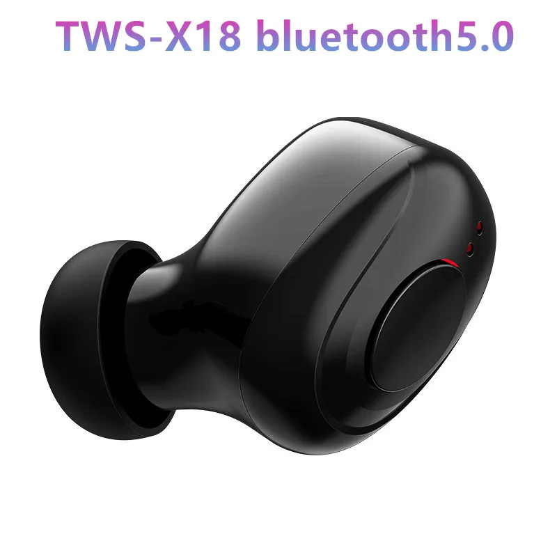 Беспроводные наушники X18 TWS с микрофоном для iPhone 11 Pro Max Samsung Huawei Xiaomi спортивные