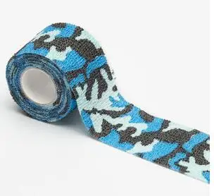 blue 5 см x 4,5 м Кемпинг Камуфляж Открытый Охота стрельба инструмент камуфляж Стелс лента водонепроницаемый обертывание прочный армейский - Цвет: blue