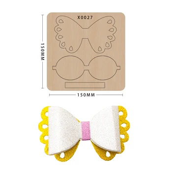 

Knife mold Diy craft Wood Cutting dies DIY Scrapbooking Mold Wooden Cutter leather Bow hollow Suitable for big shot machines